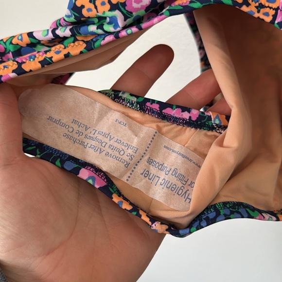 J. Crew Factory one-piece swimsuit in Antique Navy Multi - Picture 7 of 9